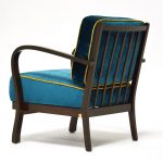 Sessel aud den 1950er Jahren blau