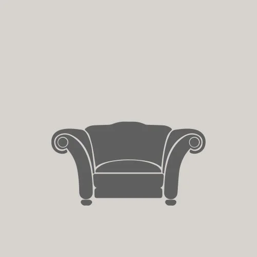 Symbol eines Sessels in schwanenform