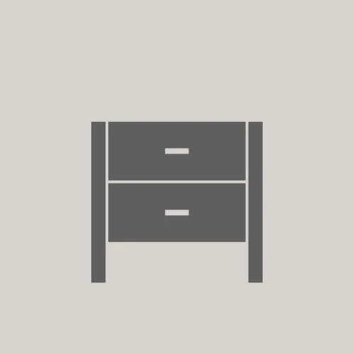 Symbol eines Nachtschranks